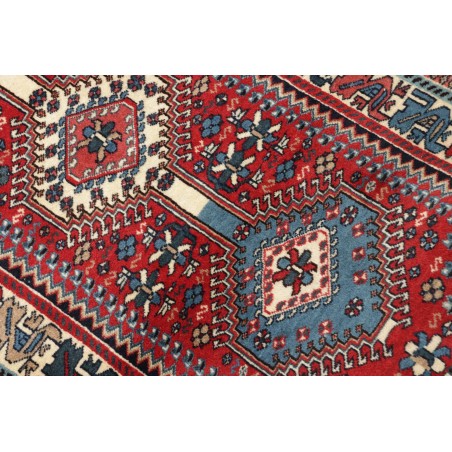 Tappeto Yalameh Persia marrone grigio 82x304