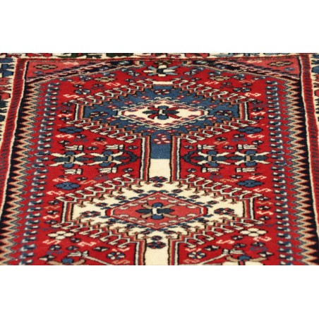 Tappeto Yalameh Persia marrone grigio 82x304