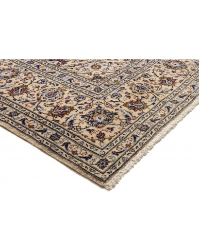 Tappeto Kashan Persia bianco verde 247x342