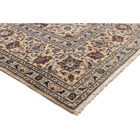 Tappeto Kashan Persia bianco verde 247x342