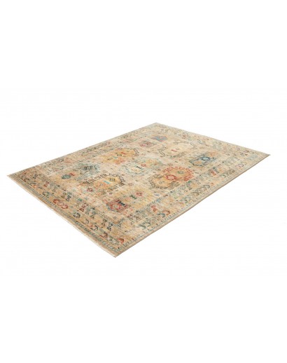 Tappeto Tribal Pakistan marrone azzurro 150x199