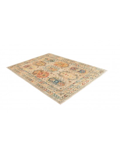 Tappeto Tribal Pakistan marrone azzurro 150x199