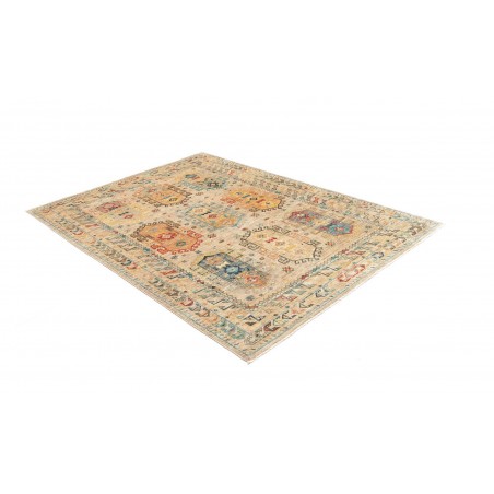 Tappeto Tribal Pakistan marrone azzurro 150x199
