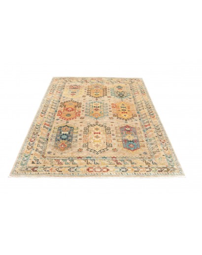 Tappeto Tribal Pakistan marrone azzurro 150x199