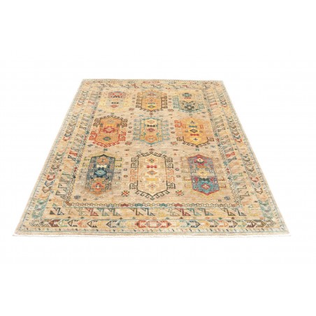 Tappeto Tribal Pakistan marrone azzurro 150x199