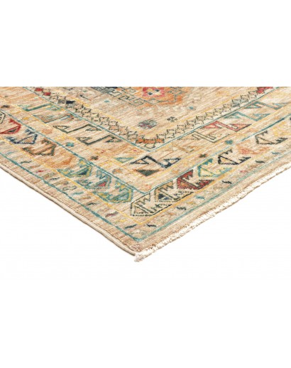 Tappeto Tribal Pakistan marrone azzurro 150x199