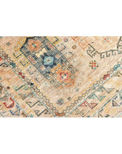 Tappeto Tribal Pakistan marrone azzurro 150x199