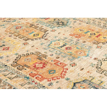Tappeto Tribal Pakistan marrone azzurro 150x199