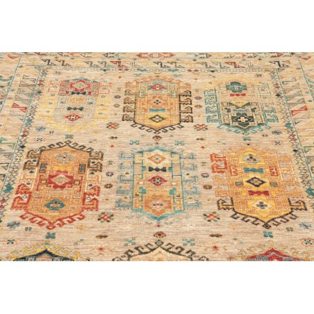 Tappeto Tribal Pakistan marrone azzurro 150x199