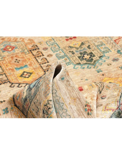 Tappeto Tribal Pakistan marrone azzurro 150x199