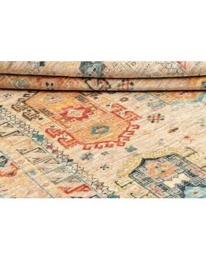 Tappeto Tribal Pakistan marrone azzurro 150x199