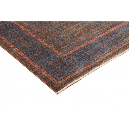 Tappeto Mamlouk Pakistan azzurro marrone 145x207