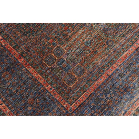 Tappeto Mamlouk Pakistan azzurro marrone 145x207
