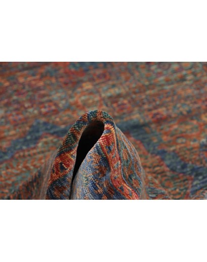 Tappeto Mamlouk Pakistan azzurro marrone 145x207