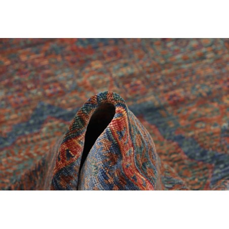 Tappeto Mamlouk Pakistan azzurro marrone 145x207