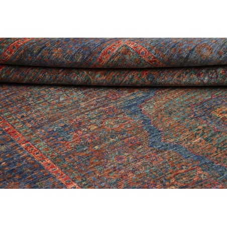 Tappeto Mamlouk Pakistan azzurro marrone 145x207