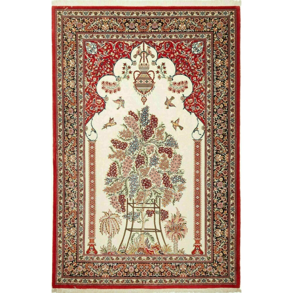 Tappeto Ilaam Persia beige blu 136x204 Tappeto Ilaam Persia beige blu 136x204