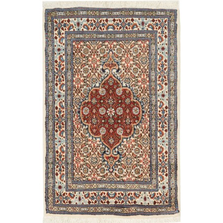 Tappeto Moud Persia bianco grigio 55x87