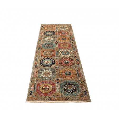 Tappeto Tribal Pakistan marrone grigio 80x243