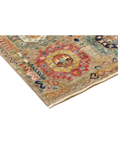 Tappeto Tribal Pakistan marrone grigio 80x243