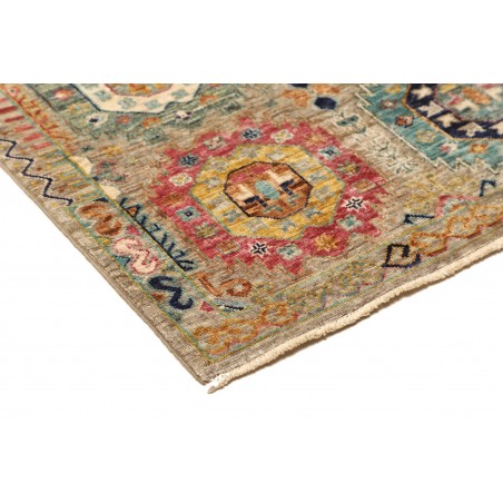 Tappeto Tribal Pakistan marrone grigio 80x243