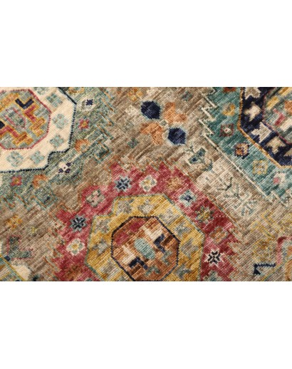 Tappeto Tribal Pakistan marrone grigio 80x243
