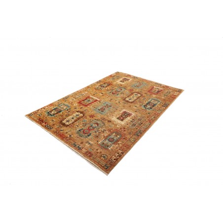 Tappeto Tribal Pakistan arancione 145x208