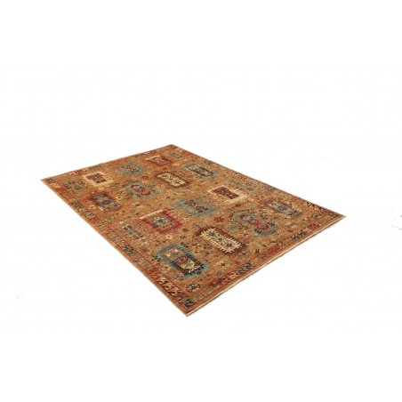 Tappeto Tribal Pakistan arancione 145x208