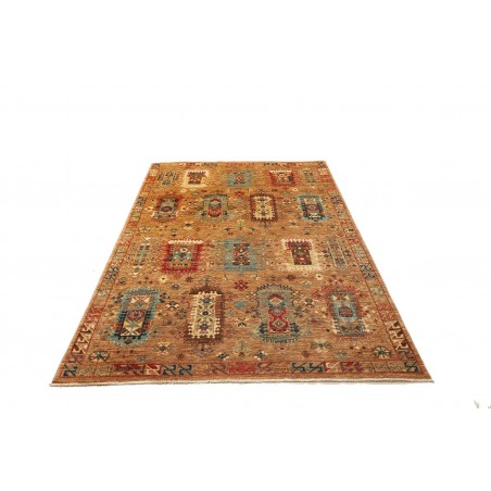 Tappeto Tribal Pakistan arancione 145x208