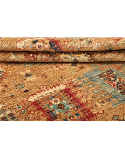 Tappeto Tribal Pakistan arancione 145x208