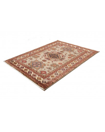 Tappeto Kazak Fine Pakistan marrone grigio 154x200