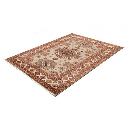 Tappeto Kazak Fine Pakistan marrone grigio 154x200