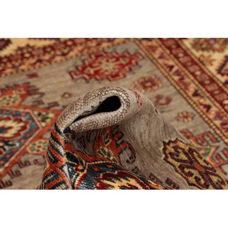 Tappeto Kazak Fine Pakistan marrone grigio 154x200