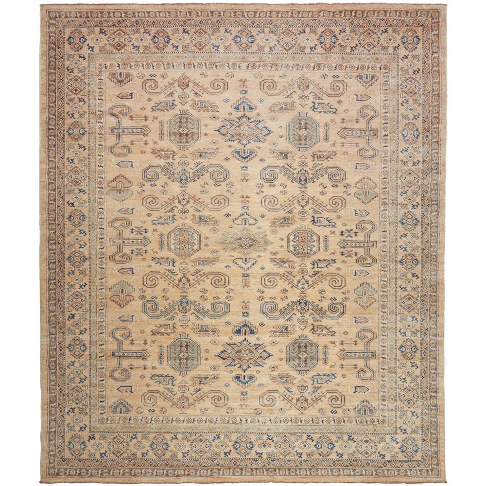 Tappeto Kazak Fine Pakistan marrone grigio 250x298