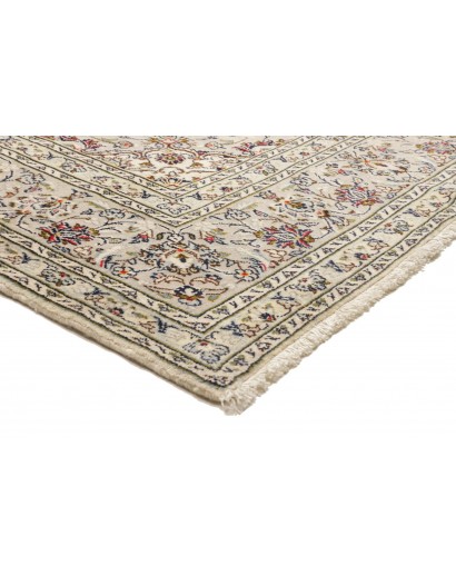 Tappeto Kashan Persia bianco verde 202x303