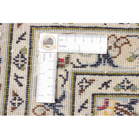 Tappeto Kashan Persia bianco verde 202x303