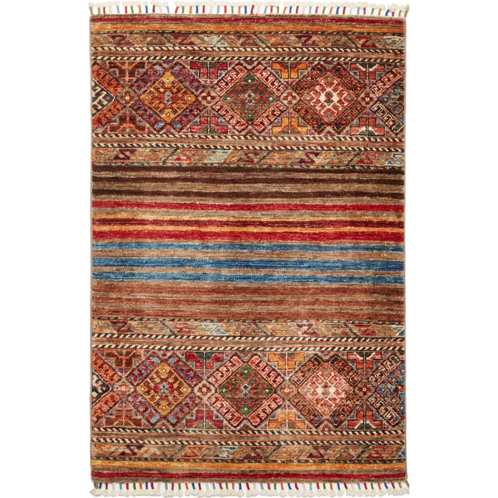 Tappeto Samarkand Pakistan marrone 80x123 Tappeto Samarkand Pakistan marrone 80x123