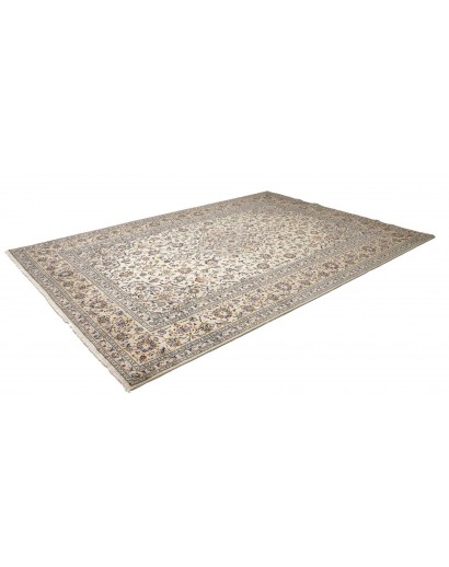 Tappeto Kashan Persia bianco verde 240x355