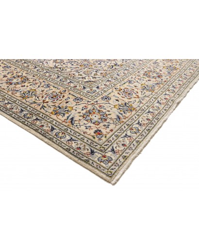 Tappeto Kashan Persia bianco verde 240x355