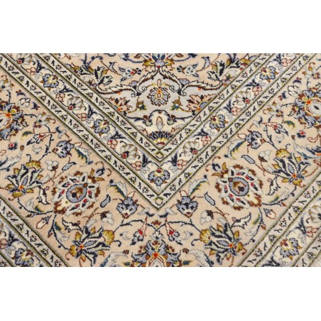 Tappeto Kashan Persia bianco verde 240x355