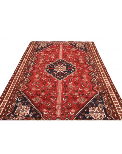 Tappeto Shiraz Fine Persia marrone rosso 208x315