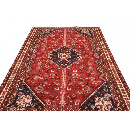 Tappeto Shiraz Fine Persia marrone rosso 208x315