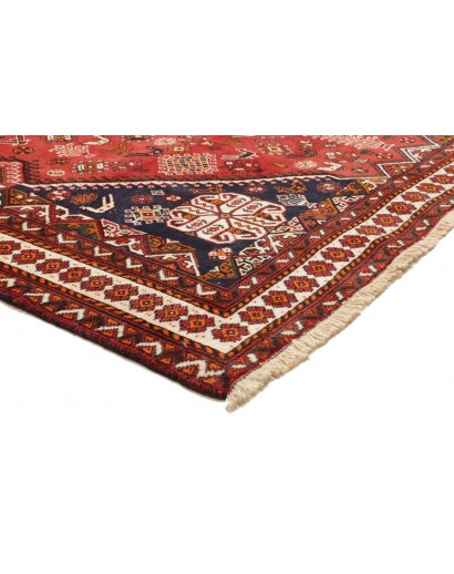 Tappeto Shiraz Fine Persia marrone rosso 208x315
