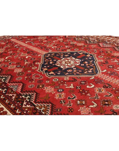 Tappeto Shiraz Fine Persia marrone rosso 208x315