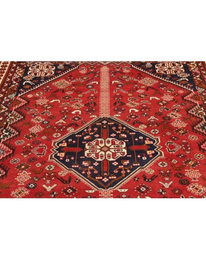 Tappeto Shiraz Fine Persia marrone rosso 208x315