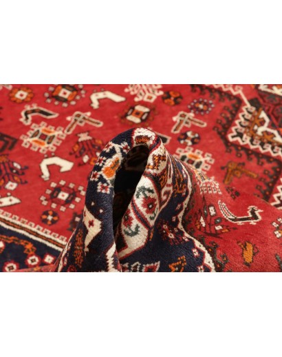 Tappeto Shiraz Fine Persia marrone rosso 208x315