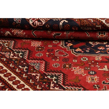 Tappeto Shiraz Fine Persia marrone rosso 208x315