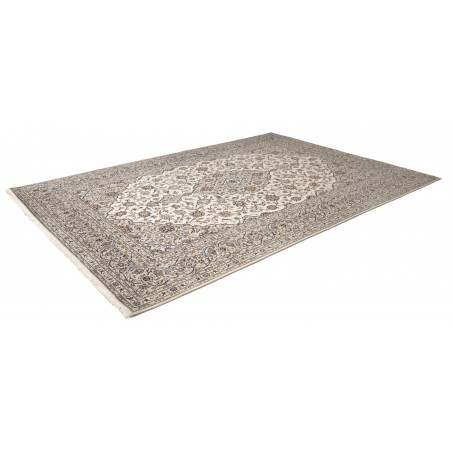 Tappeto Kashan Persia bianco 235x343