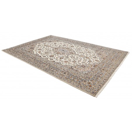 Tappeto Kashan Persia bianco 235x343