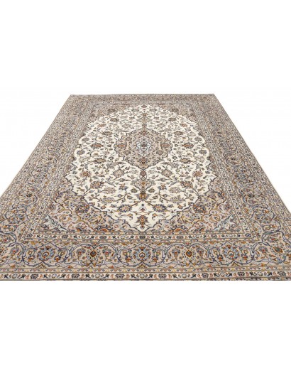 Tappeto Kashan Persia bianco 235x343